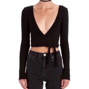 are you am I ciel wrap top